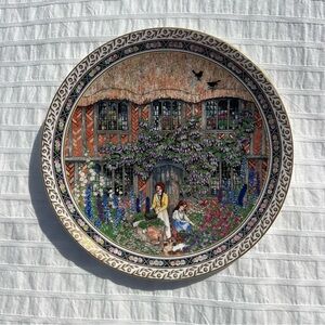 VTG Country Cottages by Royal Worcester Essex Red Brick Decorative Plate